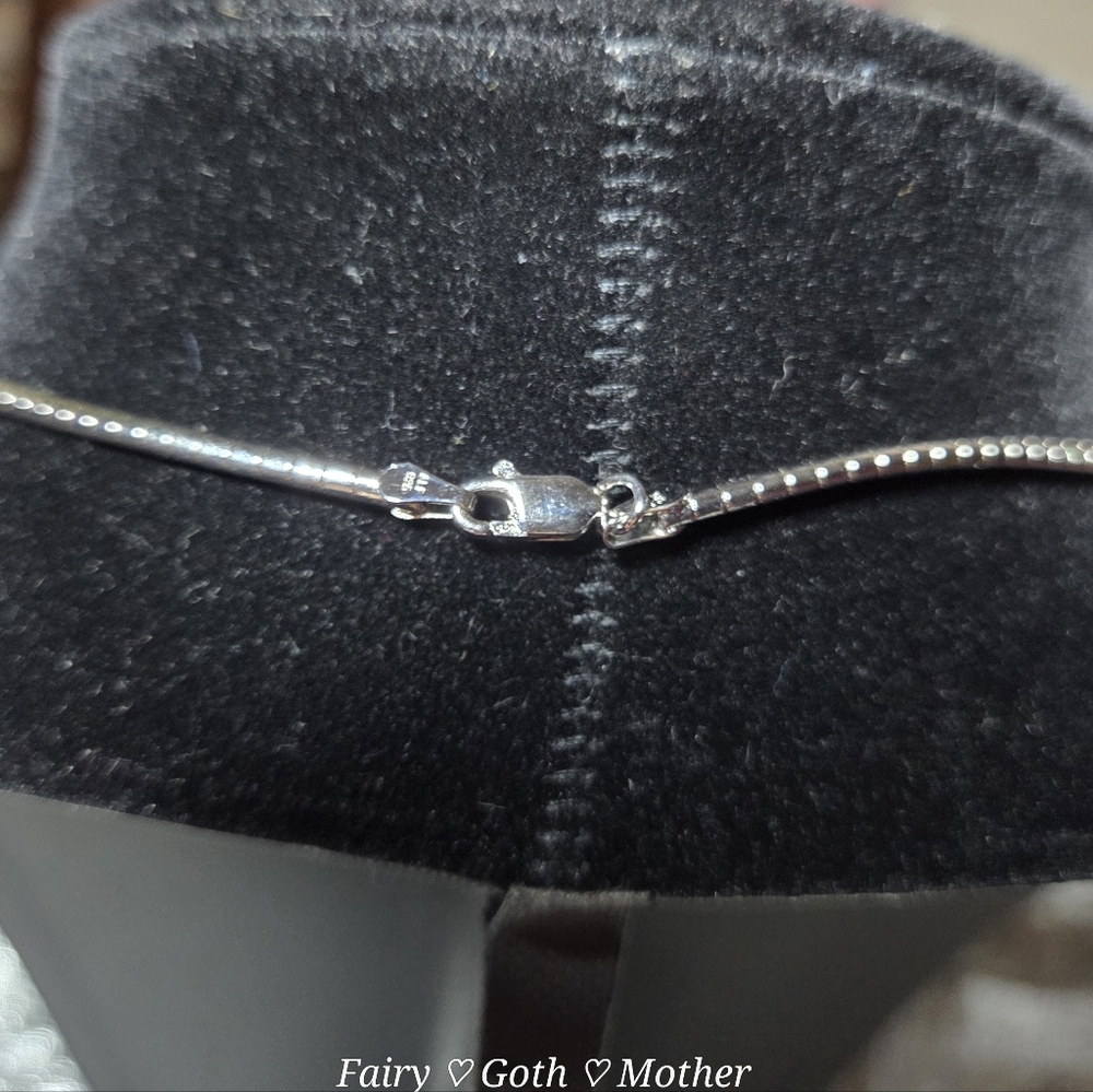 Classy Diamond Graduating Sterling Silver Necklace - Picture 6 of 8